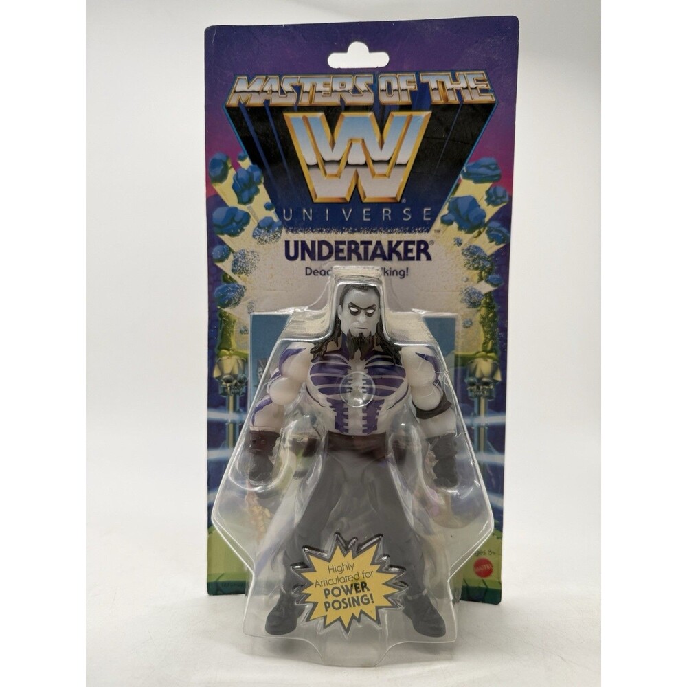 Masters of the WWE Universe Undertaker Action Figure Wave 3 Scareglow New Sealed